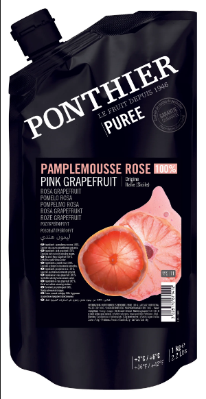 PUREE POMELOS ROSE PONTHIER POCHE X 1KG