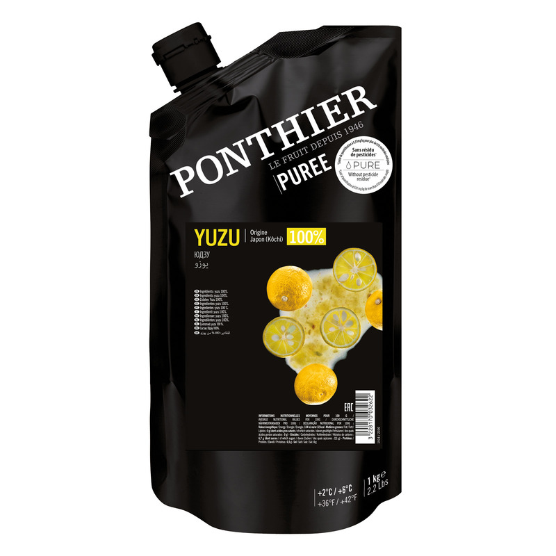 PUREE DE YUZU FRAIS PONTHIER POCHE X 1KG